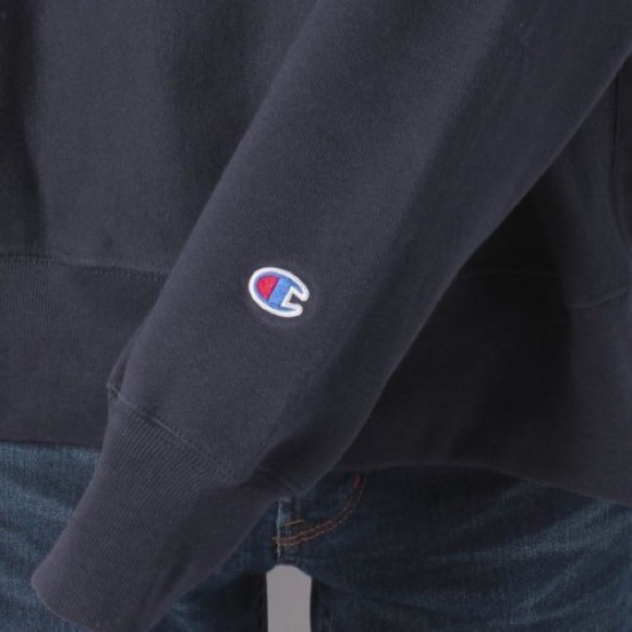 🏅🆕 Champion ✪ Reverse Weave Sweatshirt ✪ Navy ✪ - Picture 7 of 8